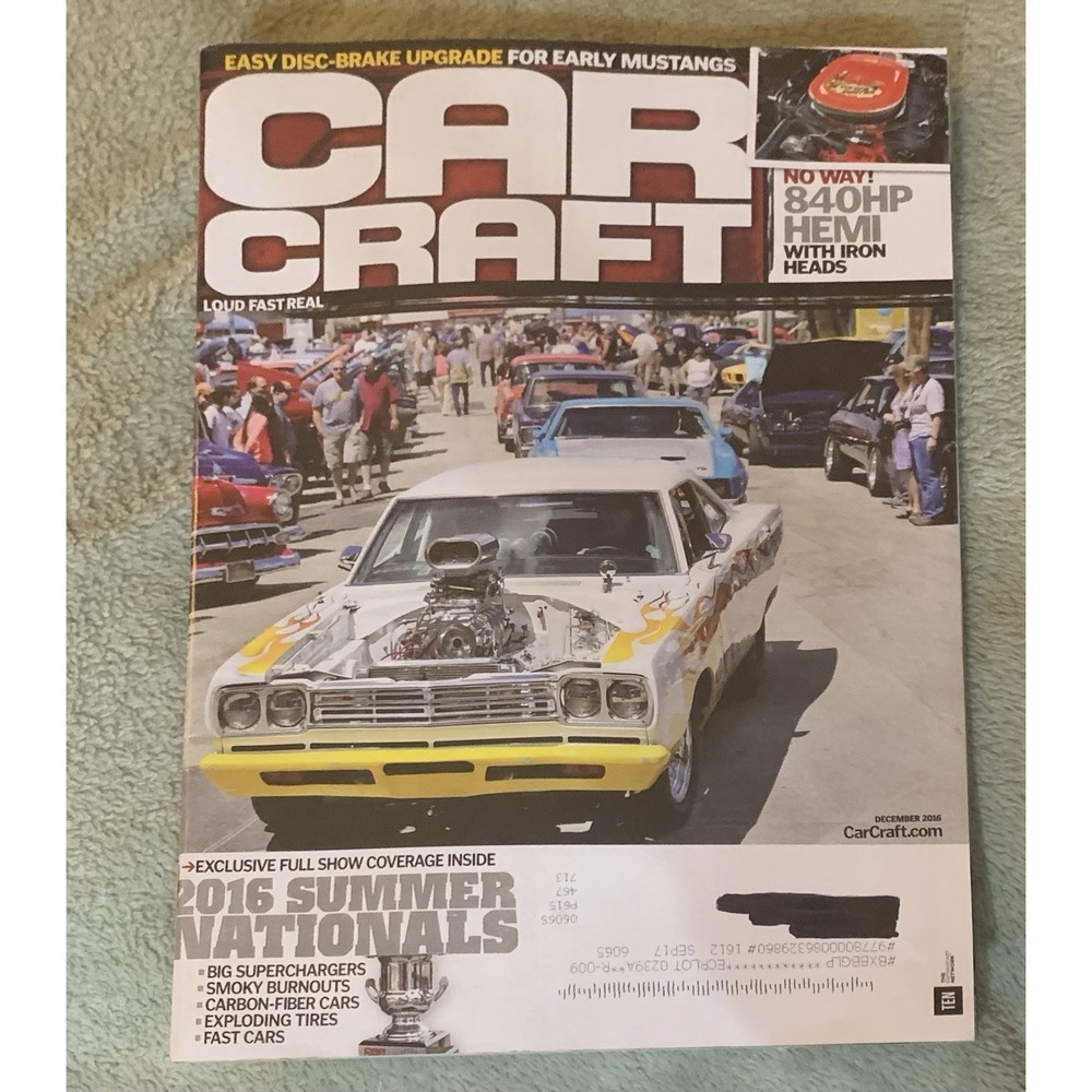 2016 December Car Craft Magazine Easy Disc Brake Upgrade For Early Mustangs